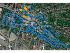Sensitivity assessment of a district energy assessment characterisation model based on cadastral data.