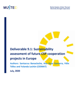 Publicado el Informe de sostenibilidad de la futura cooperación de proyectos termosolares en Europa